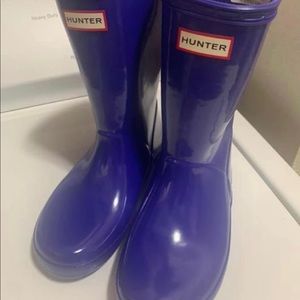 Kids Hunter rain boots size 13